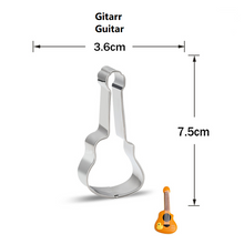 Ladda upp bild till gallerivisning, 13 St Orkesterinstrument & Musiknot Utstickare Pepparkaksform 13 PCS/Set Orchestra Instrument & Music Note Cookie Cutter Band Cookie Cutter