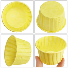 Ladda upp bild till gallerivisning, 50 St/Pack Muffinsformar Gul 50 PCS/Box Lamination Baking Cup