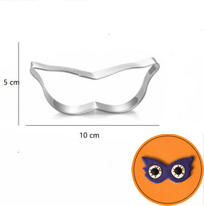 6st/Pack Halloween Utstickare Pepparkaksform med stenciler Collection B