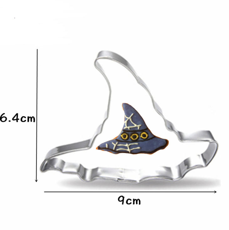 6st/Pack Halloween Utstickare Pepparkaksform med stenciler Collection C
