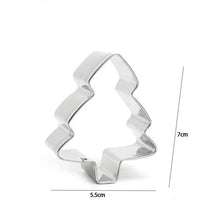 Ladda upp bild till gallerivisning, 6 St/Set  Pepparkaksformar 6 PCS/SET Xmas Cookie Cutter, Pepparkaksformar- Gingerman, Xmas Tree,Snowman, Snowflake,Angel &amp; Bell (6 PCS)
