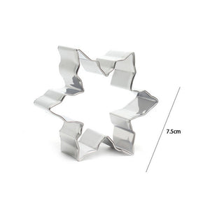 6 St/Set  Pepparkaksformar 6 PCS/SET Xmas Cookie Cutter, Pepparkaksformar- Gingerman, Xmas Tree,Snowman, Snowflake,Angel & Bell (6 PCS)