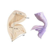 Ladda upp bild till gallerivisning, Sjöjungfru Fisk Svans Silikonform- A   Mermaid Fish Tail Siclione Mold- A
