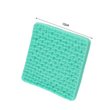 Ladda upp bild till gallerivisning, 4 St/Pack Små Stickat Mönster Silikonform Silikonmatta 4 PCS/SET Small Knitting Pattern Fondant Silicone Mould ＆Mat
