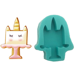 15 S &1 M  Unicorn  Silikonform 15 S & 1 Medium -Size  Unicorn  Silikonform