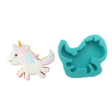 Ladda upp bild till gallerivisning, 15 S &amp;1 M  Unicorn  Silikonform 15 S &amp; 1 Medium -Size  Unicorn  Silikonform
