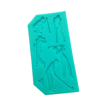 Ladda upp bild till gallerivisning, 6 i 1 Sockerpasta Silikonform Golf  6 in 1 Golf Fondant  Silicone Mold
