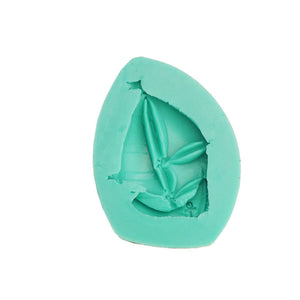 Segelbåt Sockerpasta  Silikonform-C Sailing Boat Fondant Silicone Mold -C