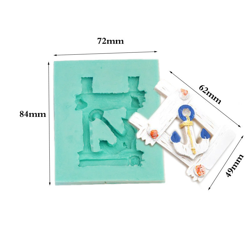Ankare Sockerpasta Silikonform Fondant