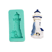 Ladda upp bild till gallerivisning, Fry Sockerpaste  Silikonform Segling Tårta Dekoration Lighthouse Fondant  Silicone Mold Outdoor Sailing Cake Decoroation
