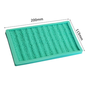 Stickat Mönster Silikonform Silikonmatta-B  Knit Pattern Silicone Mold -B