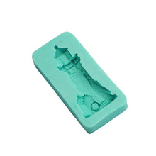 Ladda upp bild till gallerivisning, Fry Sockerpaste  Silikonform Segling Tårta Dekoration Lighthouse Fondant  Silicone Mold Outdoor Sailing Cake Decoroation
