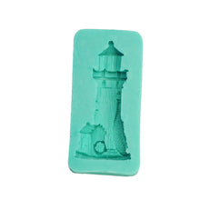 Ladda upp bild till gallerivisning, Fry Sockerpaste  Silikonform Segling Tårta Dekoration Lighthouse Fondant  Silicone Mold Outdoor Sailing Cake Decoroation
