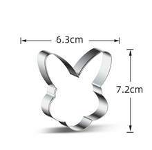 Ladda upp bild till gallerivisning, 6 St/Pack Påsk Utstickare Pelle Kanin Kaninhuvud Fågel Fjäril  Anka  6 PCS/Set Easter Cookie Cutter Peter Rabbit Bunny Bird Butterfly Duck -Collection C
