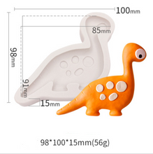Ladda upp bild till gallerivisning, 5 St/Pack Dinosaurier Silikonform Collection 2 (4 S M &amp; 1 Stor) 5 PCS/Set Dinosaur Silicon Mold (4 S M &amp; 1 Big)
