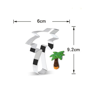 8 St/Pack Utstickare Pepparkaksformar Dinosaurie med stensiler Collection A 8 PCS/Set Dinosaur Cookie Cutter with Stencils