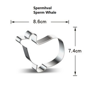 9 St/Pack Utstickare Havsdjur Fisk Collection  A  9 St/Pack Ocean Animal Fish  Cookie Cutter  Collection A