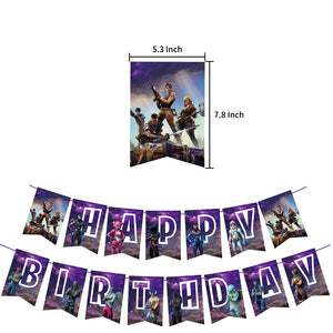 25 St/Pack Fortnite Temafest Födelsedag Dekoration  25 PCS/Set Fortnite  Themed Birthday Party Decoration