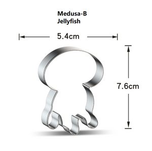 9 St/Pack Utstickare Havsdjur Fisk  Collection B 9 PCS/Set Ocean Animal Fish  Cookie Cutter Collection B
