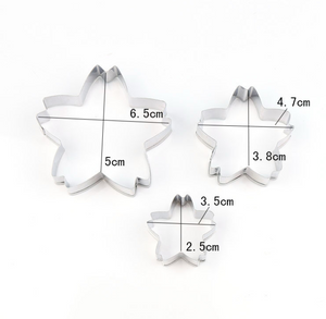 3 St/Pack  Gumpaste Fondant Utstickare  Blomma Körsbärsblom  4 PCS/Set Fondant Gumpaste Flower Cutter Cherry Blossom