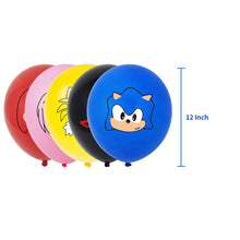 Ladda upp bild till gallerivisning, 47 St/Pack Sonic The Hedgehog Temafest Dekoration 47 PCS /Set Sonic Themed  Birthday Party Decoration
