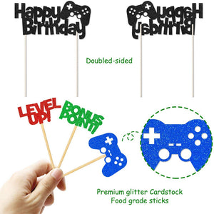 25 St/Pack Digital spel Temafest Tåtor & Cupcake Dekoration Cupcake Picks  25 PCS/Set Digital Game Themed Party Decoration