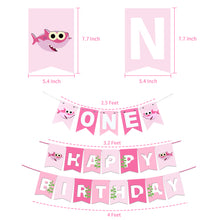 Ladda upp bild till gallerivisning, 41 St/Pack Bebis Haj Temafest Dekoration  41 PCS/Set Baby Shark Themed Party Decoration
