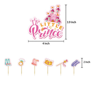53 St/Pack  Prinsessa Temafest Dekoration  53 PCS/Set  Princess Themed  Party Decoration