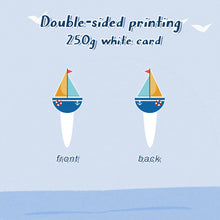 Ladda upp bild till gallerivisning, 42 St/Pack Marin Segling Hav  Temafest Dekoration  42 PCS/Set Navy Ocean Themed Party Decoration
