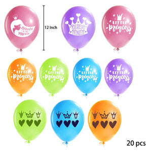 53 St/Pack  Prinsessa Temafest Dekoration  53 PCS/Set  Princess Themed  Party Decoration