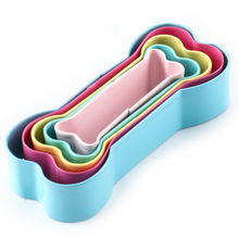 Ladda upp bild till gallerivisning, 5 St/Pack  Ben Utstickare  5PCS/Set  Bone Shape Cookie Cutter
