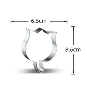 6 St/Pack Påsk Utstickare Fjäril  Kanin Påskkyckling Får Tulpan  6 PCS/Set Easter Cookie Cutter  Bunny Butterfly Chick -Collection A