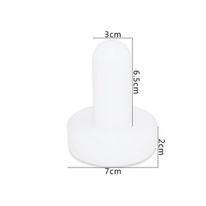 6 St/Pack Rostfritt stål Tårtring Mousseform med Tart Tamper 6 PCS/Set  Stainless Steel Mousse Ring
