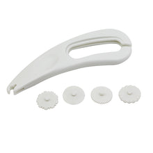 Ladda upp bild till gallerivisning, 4 i 1 Fondant Band Skärare  4 Pattern Fondant Ribbon Stripe Wheel Cutter

