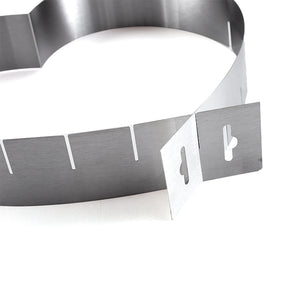 Justerbar Hjärtformad Tartring Rostfritt Stål --Adjustable Stainless Cake Cutting Ring- Heart Shape