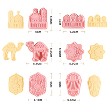 Ladda upp bild till gallerivisning, 6 St/Pack Eid RamadanMuslim Fest Utstickare  6 PCS/Set  Eid Ramadan Muslim Holiday Cookie Cutters    قطاعة البسكويتا  لعيد  رمضان
