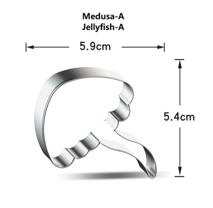 9 St/Pack Utstickare Havsdjur Fisk Collection  A  9 St/Pack Ocean Animal Fish  Cookie Cutter  Collection A