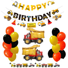 Ladda upp bild till gallerivisning, 48 St/Pack  Byggnadsfordon Temafest  48 PCS/Set  Construction Vehicle Themed Party Decoration
