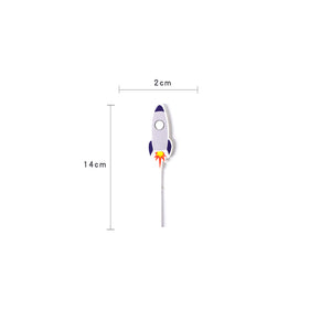24st Raket, Astronaut Planet Yttre Rymdäventyr Cupcake Picks Temafest Dekoration,24 PCS/Set Rocket Astronaut  Planet Space Adventure Cupcake Topper