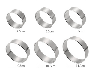 12st-Pack Utstickare Runda 12 PCS/Set Professional High Quality Round Shape Cutter/Dough Cutter Cookie Cutter Veg Cutter Fruit Cutter Fondant Cutter