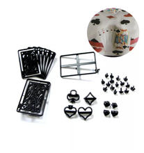Ladda upp bild till gallerivisning, 28 St/Pack Poker Utstickare Fondant  Patchwork Dekoration  28 PCS /Set Poker Fondant Cutter Cookie Cutter Cake Decoration

