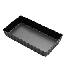 Ladda upp bild till gallerivisning, 6 St/Pack  Liten Tartform Pajform med löstagbar botten  Rektangulär  - 6 PCS/SET Small Rectangular  Tart  Pie Pan
