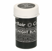 Ladda upp bild till gallerivisning, Sugarflair Pastafärger Svart   Sugar Flair Midnight Black Pastel Concentrate Color 25g
