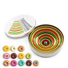 Ladda upp bild till gallerivisning, 12 St/Pack Utstickare Runda -Färgstark Kant 12 PCS/Set Round Dough Cookie Pastry Cutter Fondant Cutter
