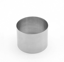 Ladda upp bild till gallerivisning, 6 St/Pack Rostfritt stål Tårtring Mousseform med Tart Tamper 6 PCS/Set  Stainless Steel Mousse Ring
