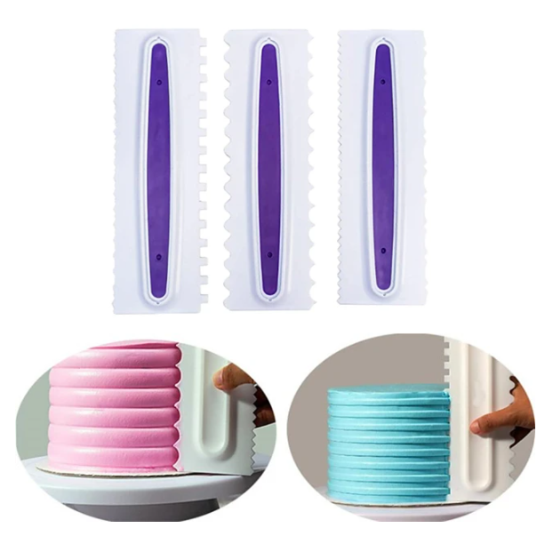 3 PCS/Set Forsting Cake Border Combs