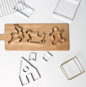9 St/Set Litet 3D Hus - Pepparkaksformar 9 PCS Little Gingerhouse  Christmas Cookie Cutter