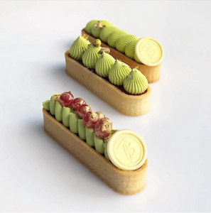 6 St/Pack Perforerad Tårtring  Dessert Mousse  Perforated  Oval Ring  100*30 * 20mm