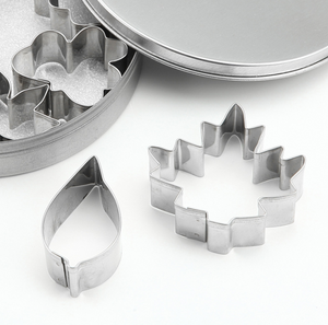 7 St/ Pack Utstickare Löv  Rostfritt Stål 7 PCS Leaf Stainless Steel Cookie Fondant Cutter
