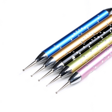 Ladda upp bild till gallerivisning, 5st/ Pack Modelleringsverktyg  boll stylus  tårta dekorering gjutning modelleringsverktygssats 5 PCS/Set Double Side  Sculpture Molding Ball Pen Double Side fondant tårta dekoration
